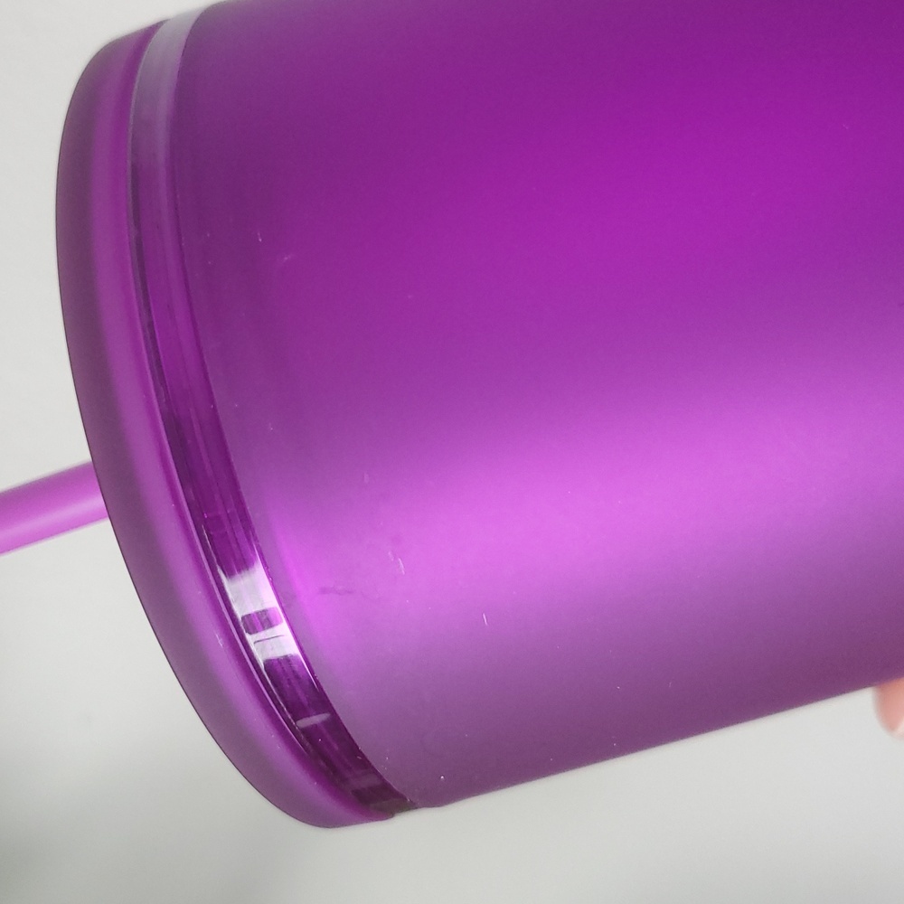 Starbucks Purple Matte Soft Touch Tumbler Venti 24 oz NEW - Picture 6 of 7